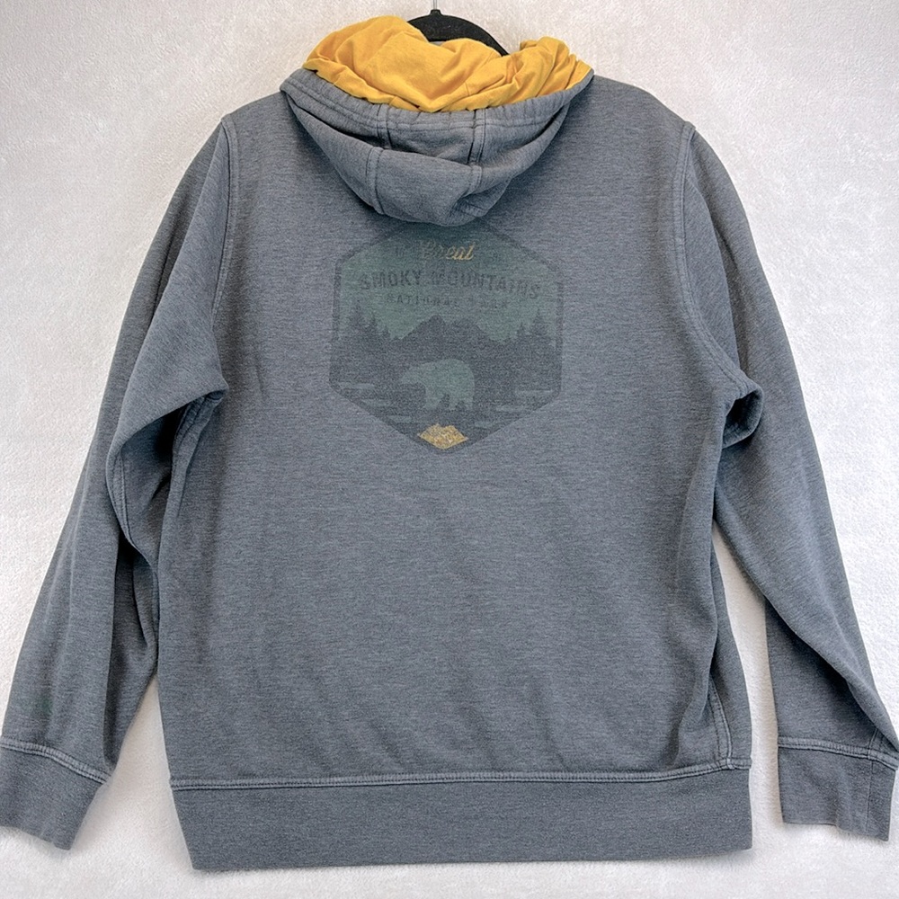 THE NORTH FACE Gray Smoky Mountain National Park Hoodie Size Large